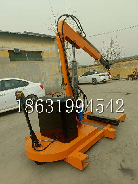 哈密市自卸车厢随车吊 自制轮式四不像起重机 四驱平板吊 5吨 贵盛